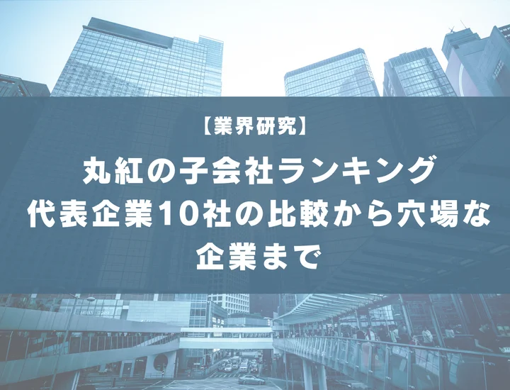 【49社掲載】丸紅の子会社ランキング！代表企業10社の比較から隠れ優良企業まで徹底解説！